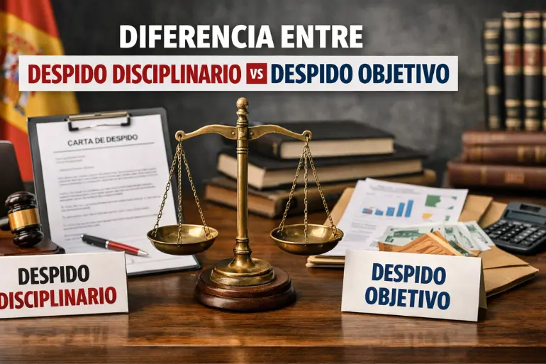 Diferencia entre despido objetivo y despido disciplinario