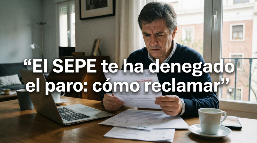 ¿Qué hacer si el SEPE te deniega el paro (y cómo reclamar en 2026 ...