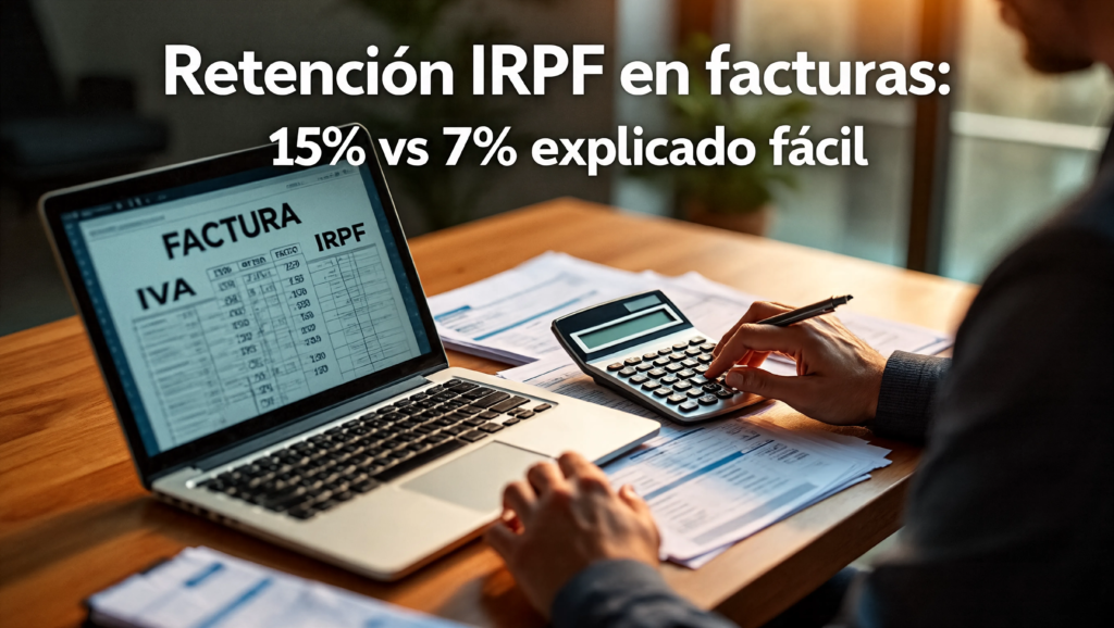 Retención IRPF en facturas: ¿Cuándo se aplica y cómo funciona el 15% y ...